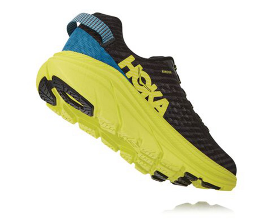 Tenis Hoka One One Hombre Negros/Verdes - Rincon - BFJY98624